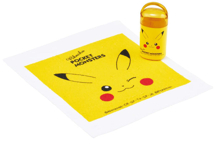 Skater Pikachu Hand Towel Set Antibacterial 32x30.5 cm Made in Japan- Japan Figure Store - #1 Bring To You The Best Japanese Goods