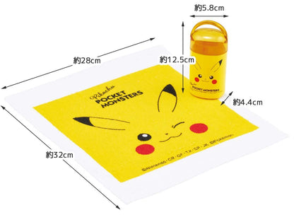 Skater Pikachu Hand Towel Set Antibacterial 32x30.5 cm Made in Japan- Japan Figure Store - #1 Bring To You The Best Japanese Goods