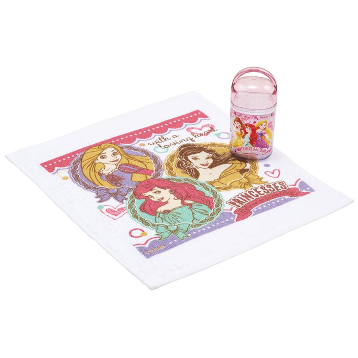 Skater Disney Princess 24 Hand Towel Set 32 X 30.5cm Made in Japan with Case OA5AG-A- Japan Figure Store - #1 Bring To You The Best Japanese Goods