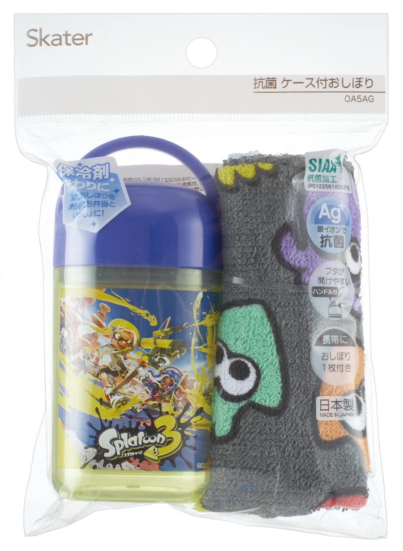 Skater Splatoon 3 Antibacterial Hand Towel Set 32x30.5cm Made in Japan OA5AG-A- Japan Figure Store - #1 Bring To You The Best Japanese Goods