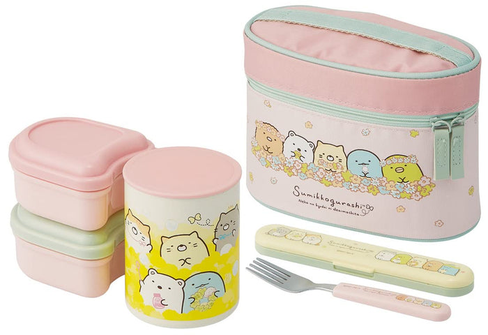 Skater Sumikko Gurashi Cat Brothers Insulated Lunch Box Antibacterial 560Ml- Japan Figure Store - #1 Bring To You The Best Japanese Goods