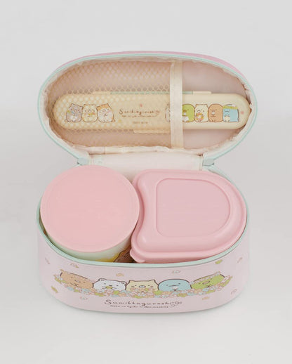 Skater Sumikko Gurashi Cat Brothers Insulated Lunch Box Antibacterial 560Ml- Japan Figure Store - #1 Bring To You The Best Japanese Goods