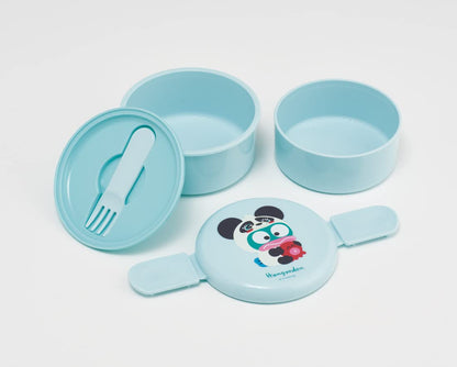 Skater 500ml 2 Tier Round Antibacterial Lunch Box Hangyodon Headgear Sanrio Design Made in Japan- Japan Figure Store - #1 Bring To You The Best Japanese Goods