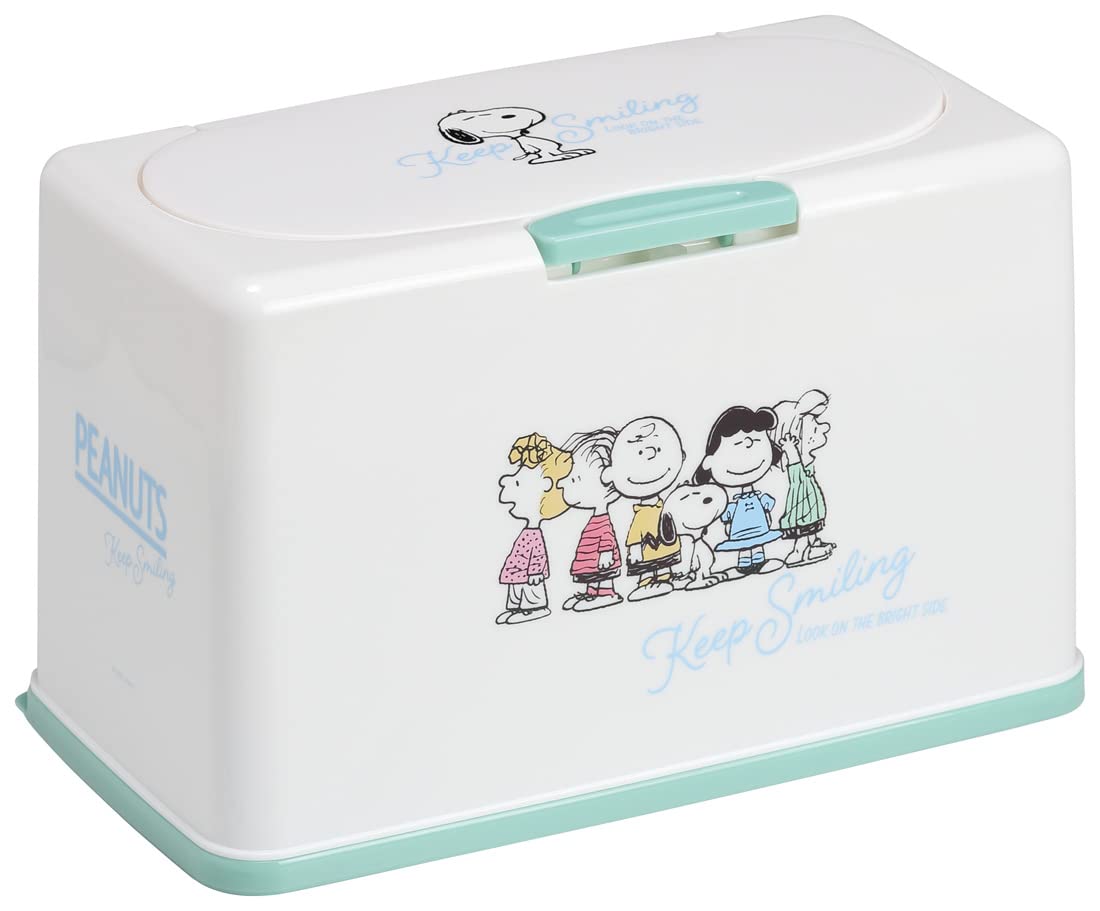 Skater Snoopy Antibacterial Mask Storage Lift-Up Holds 60 Masks Mkst1Nag-A- Japan Figure Store - #1 Bring To You The Best Japanese Goods