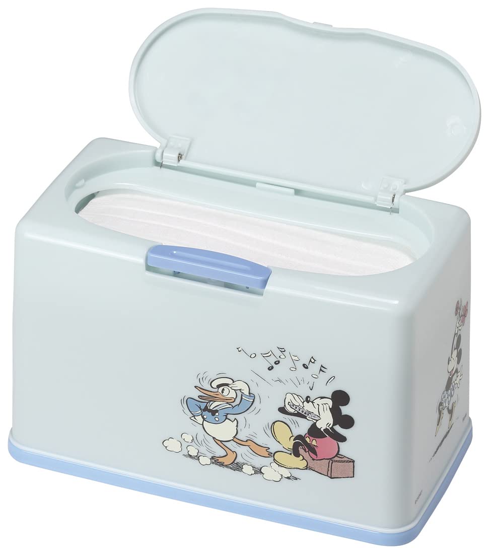 Skater Disney Mickey Mouse Antibacterial Mask Storage Holds 60 Masks Lift-Up Type- Japan Figure Store - #1 Bring To You The Best Japanese Goods