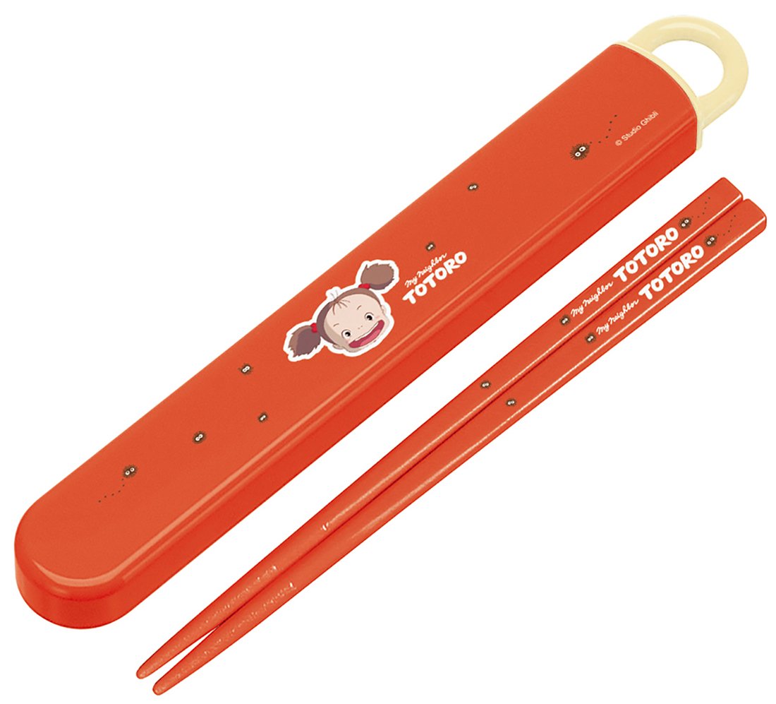 Skater Girls' My Neighbor Totoro Slide Chopstick Case Set - Antibacterial Made in Japan- Japan Figure Store - #1 Bring To You The Best Japanese Goods