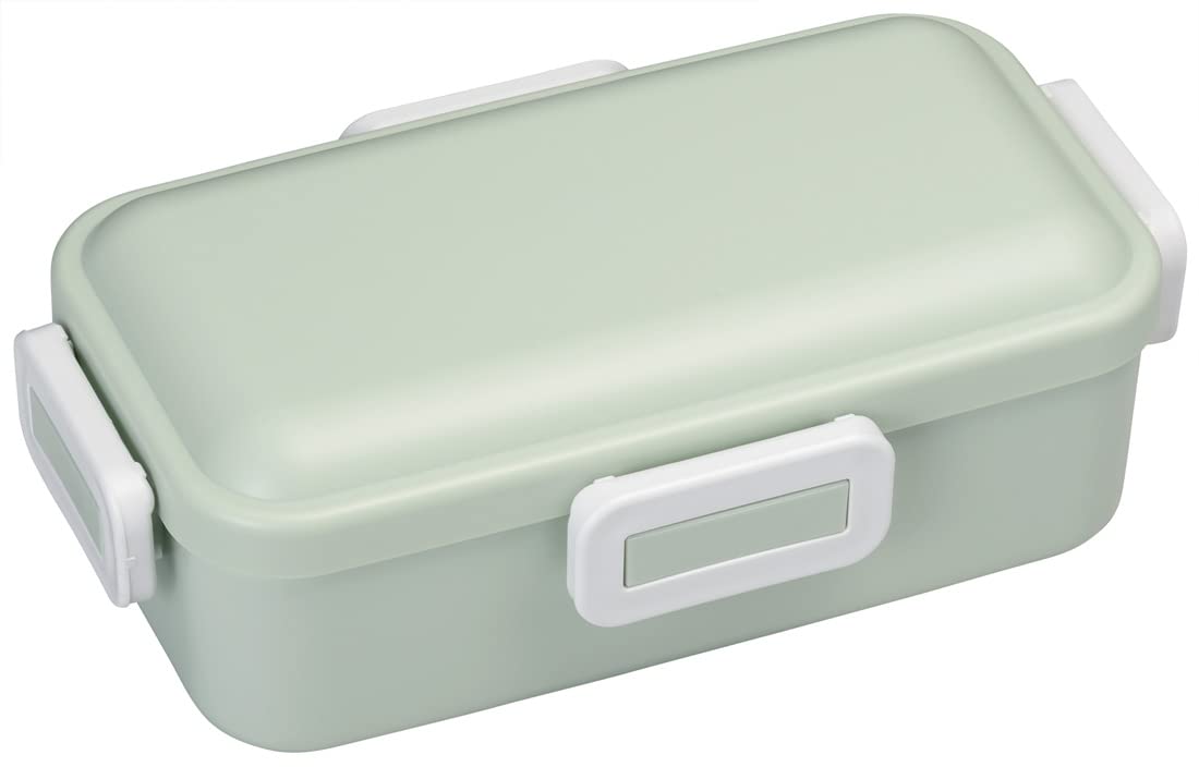 Skater Antibacterial 530ml Lunch Box with Dome Lid Softly Serving Dull Green - Made in Japan- Japan Figure Store - #1 Bring To You The Best Japanese Goods