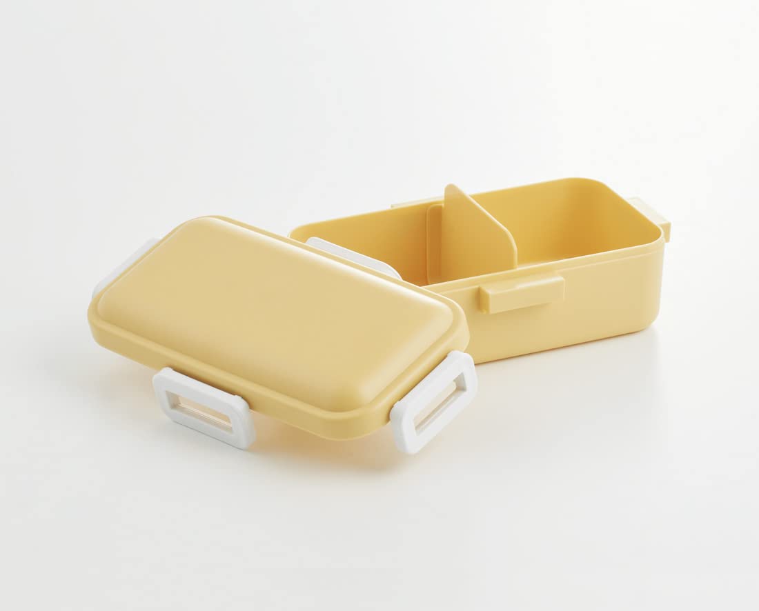 Skater 530ml Dull Yellow Antibacterial Lunch Box with Dome Lid Made in Japan- Japan Figure Store - #1 Bring To You The Best Japanese Goods