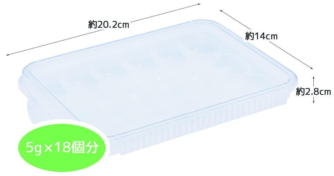 Skater Baby Food Storage Container 18-Block 5g Portion Made in Japan- Japan Figure Store - #1 Bring To You The Best Japanese Goods