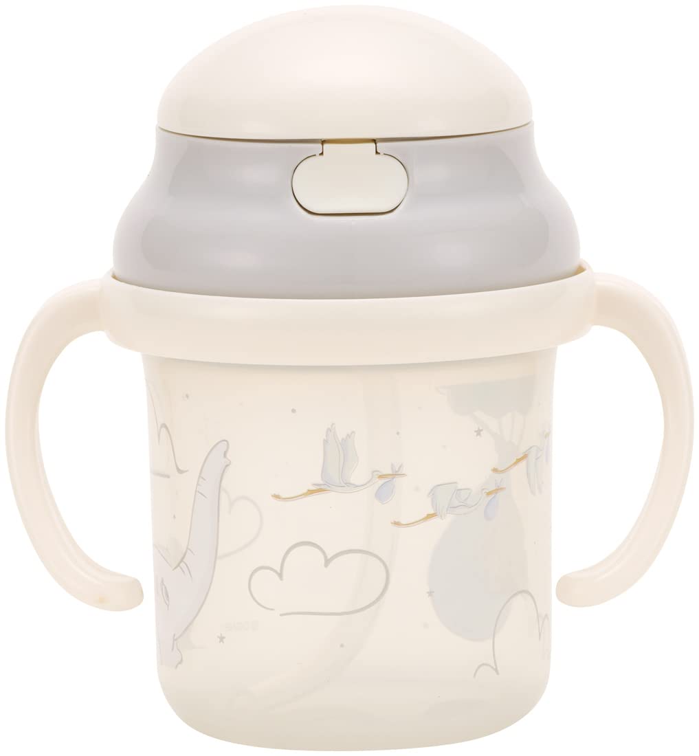 Skater Disney Dumbo Baby Straw Hopper Two-Handed Mug 230ml for 8+ Months Ksh2-A- Japan Figure Store - #1 Bring To You The Best Japanese Goods