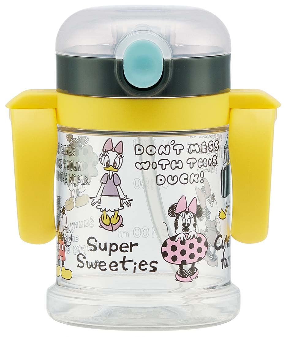 Skater 260ml Baby Straw Mug with Foldable Double Handles Suitable for Ages 1+ Mickey Mouse Design- Japan Figure Store - #1 Bring To You The Best Japanese Goods