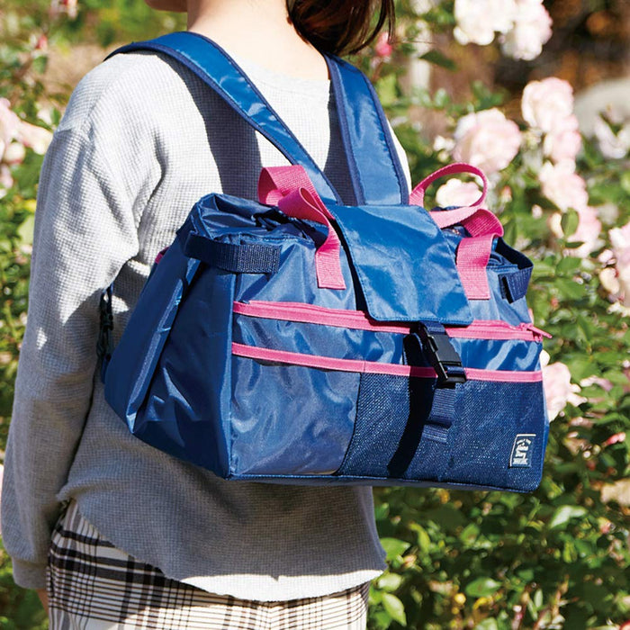 Skater Mickey Mouse Backpack - Eco Shopping Basket Cooler Bag 38x23x23cm Kbcry20- Japan Figure Store - #1 Bring To You The Best Japanese Goods