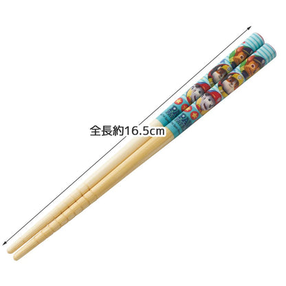 Skater Bamboo 16.5cm Chopsticks - Set of 3 Paw Patrol Theme- Japan Figure Store - #1 Bring To You The Best Japanese Goods