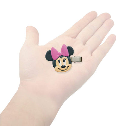 Disney Minnie Mouse Skater Hair Accessory Set of 2 Bangs Clip - Clfh1- Japan Figure Store - #1 Bring To You The Best Japanese Goods