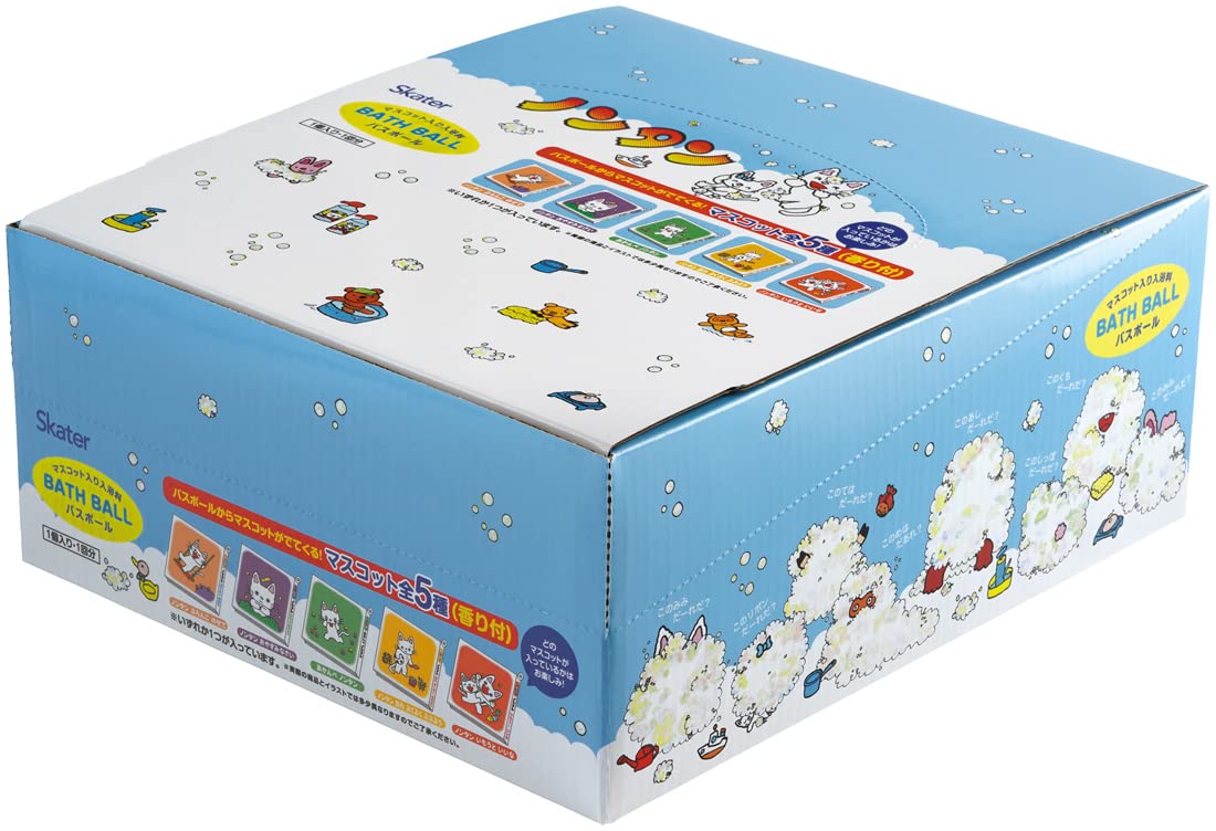 Skater Nontan Bath Bombs Set1033-A: 20 Bath Salts with Mascots Skater Bath Balls- Japan Figure Store - #1 Bring To You The Best Japanese Goods