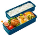 Skater Slim Lunch Box 630ml - Harmony SSLW6 2-Tier Bento Box with Silicone Lid- Japan Figure Store - #1 Bring To You The Best Japanese Goods