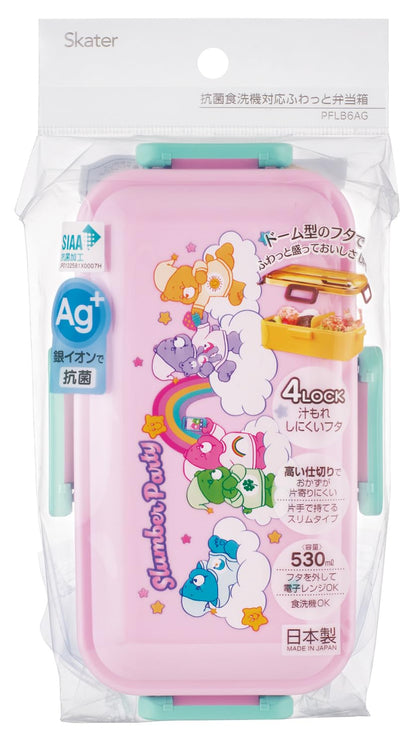 Skater Care Bears Bento Box 530Ml Antibacterial Soft Lid for Women Japan