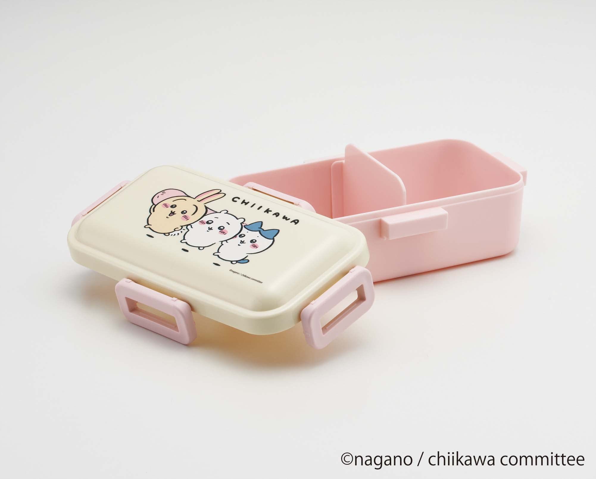 Skater Chiikawa Bento Box 530Ml with Antibacterial Dome Lid - Soft Fluffy Made in Japan for Women- Japan Figure Store - #1 Bring To You The Best Japanese Goods