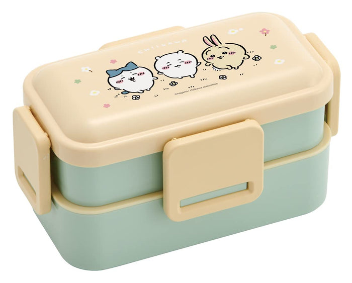Skater Chiikawa Bento Box 600ml 2-Tier Dome-Shaped Lid Antibacterial Made in Japan for Women- Japan Figure Store - #1 Bring To You The Best Japanese Goods