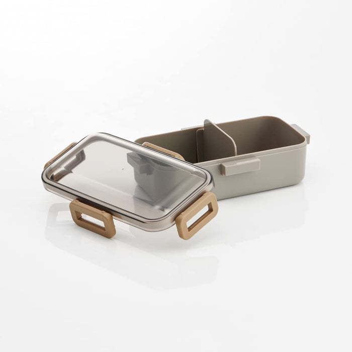 Skater Mauve Gray Bento Box 530ml Antibacterial with Dome Lid Made in Japan for Women- Japan Figure Store - #1 Bring To You The Best Japanese Goods