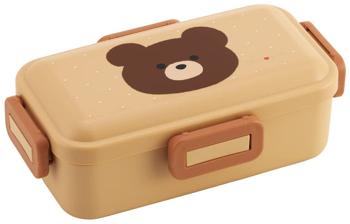 Skater Pompon's Bear Bento Box 530ml Antibacterial Lid Soft and Fluffy for Women Made in Japan- Japan Figure Store - #1 Bring To You The Best Japanese Goods