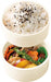 Skater 500ml 2-Tier Round Bento Box Pompon's Mouse Design Antibacterial Made in Japan- Japan Figure Store - #1 Bring To You The Best Japanese Goods