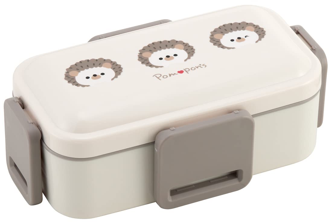 Skater Bento Box 600Ml with 2-Tier Dome-Shaped Lid Pompon's Mouse Design Antibacterial for Women Made in Japan- Japan Figure Store - #1 Bring To You The Best Japanese Goods