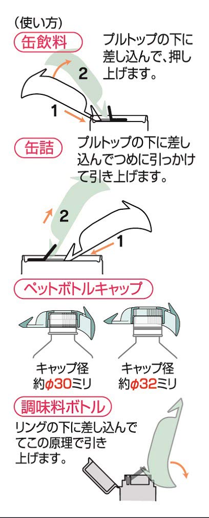 Skater Cherry Blossom Plastic Bottle Opener for Canned Food Model PCOP1- Japan Figure Store - #1 Bring To You The Best Japanese Goods