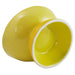 Skater Wide Ceramic Pet Food Bowl with Mat for Brachycephalic Dogs - Yellow- Japan Figure Store - #1 Bring To You The Best Japanese Goods