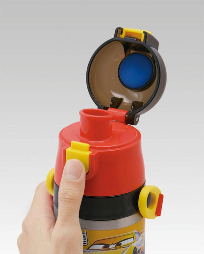 Skater Disney Cars 20 Children's 2-Way Stainless Steel Water Bottle and Cup 430ml - SKDC4- Japan Figure Store - #1 Bring To You The Best Japanese Goods