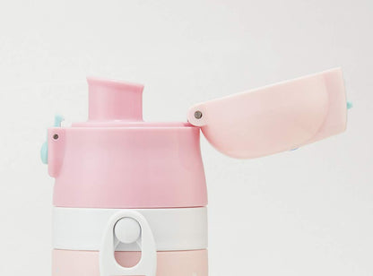 Skater Kids 2-Way Stainless Steel Water Bottle with Cup 430ml Sumikko Gurashi Camping Edition- Japan Figure Store - #1 Bring To You The Best Japanese Goods