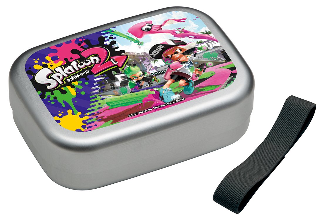 Skater Splatoon 2 Aluminum Lunch Box 370ml for Boys - Made in Japan- Japan Figure Store - #1 Bring To You The Best Japanese Goods