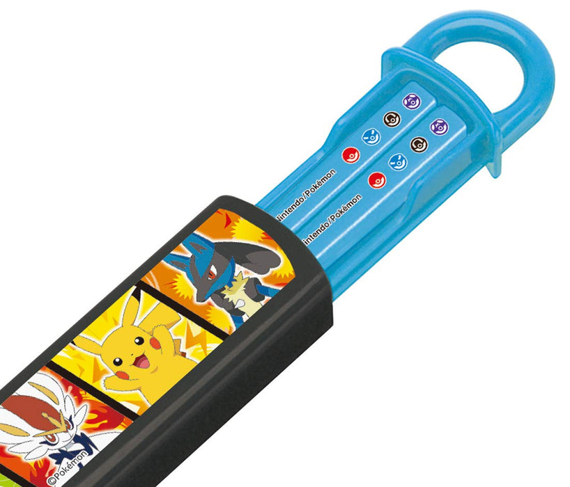 Skater Kids Pokemon Pocket Monsters Chopstick and Case Set 16.5cm Antibacterial Ag+ Made in Japan- Japan Figure Store - #1 Bring To You The Best Japanese Goods