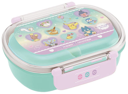 Skater Antibacterial 360ml Lunch Box for Girls Pokemon Heart Bubble Made in Japan- Japan Figure Store - #1 Bring To You The Best Japanese Goods