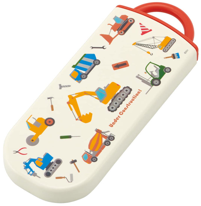 Skater Japan Kids Lunch Trio Set: Antibacterial Slide Box Chopsticks Spoon Fork- Japan Figure Store - #1 Bring To You The Best Japanese Goods