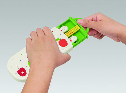 Skater Kids Antibacterial Cutlery Set - Spoon Fork Chopsticks Very Hungry Caterpillar Design Made in Japan- Japan Figure Store - #1 Bring To You The Best Japanese Goods