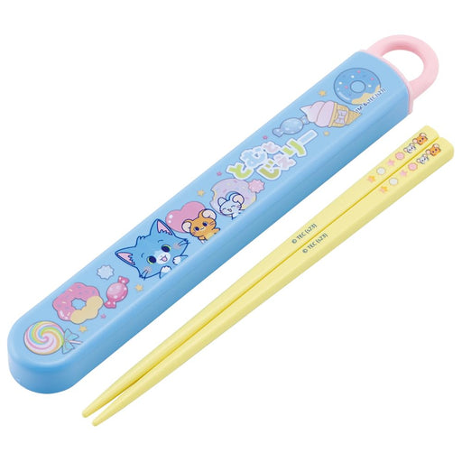 Skater Kids Chopsticks Set with Case 16.5cm Antibacterial Tom and Jerry Theme- Japan Figure Store - #1 Bring To You The Best Japanese Goods