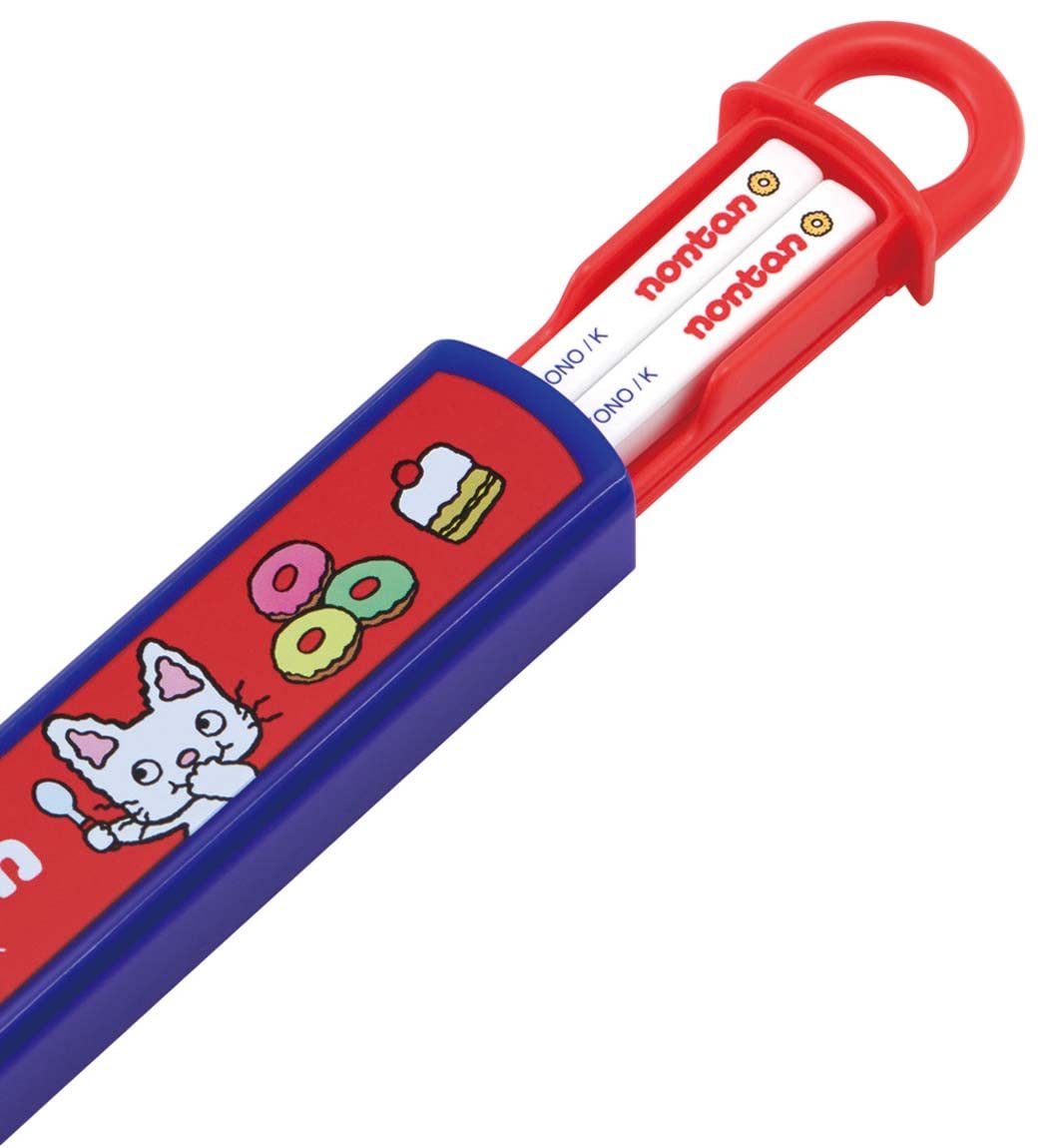 Skater Children's Antibacterial Chopsticks with Case Set Nontan 16.5cm Made in Japan ABS2AMAG-A- Japan Figure Store - #1 Bring To You The Best Japanese Goods