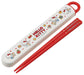 Skater Hello Kitty Children's Chopsticks & Case Set Sanrio Made in Japan ABS2AM- Japan Figure Store - #1 Bring To You The Best Japanese Goods