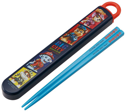 Skater Kids Chopsticks with Silver Ion Antibacterial Case Paw Patrol Movie 16.5cm ABS2AMAG-A Set- Japan Figure Store - #1 Bring To You The Best Japanese Goods
