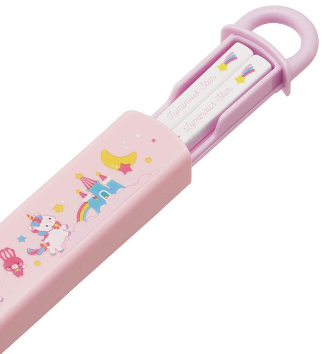 Skater Unicorn Children's Chopstick and Case Set 16.5cm Made in Japan ABS2AM- Japan Figure Store - #1 Bring To You The Best Japanese Goods