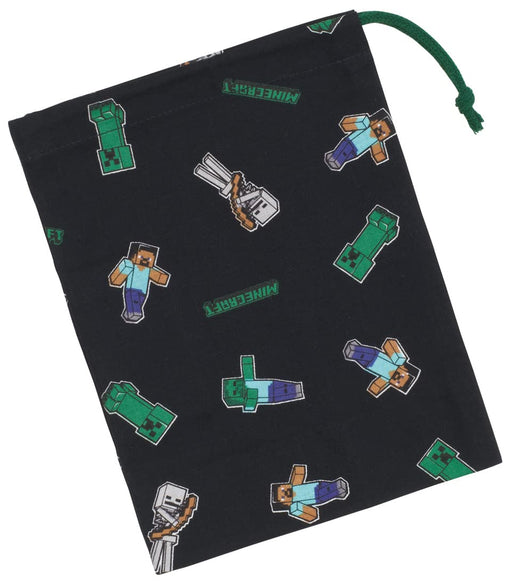 Skater Minecraft Made in Japan Children's Cup Bag 21 x 15 cm - KB62-A- Japan Figure Store - #1 Bring To You The Best Japanese Goods