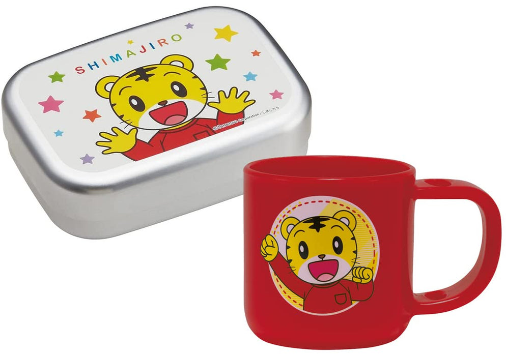 Skater Kids 180ml Shimajiro Cup with Toothbrush Stand - Model 22 KTB1-A- Japan Figure Store - #1 Bring To You The Best Japanese Goods