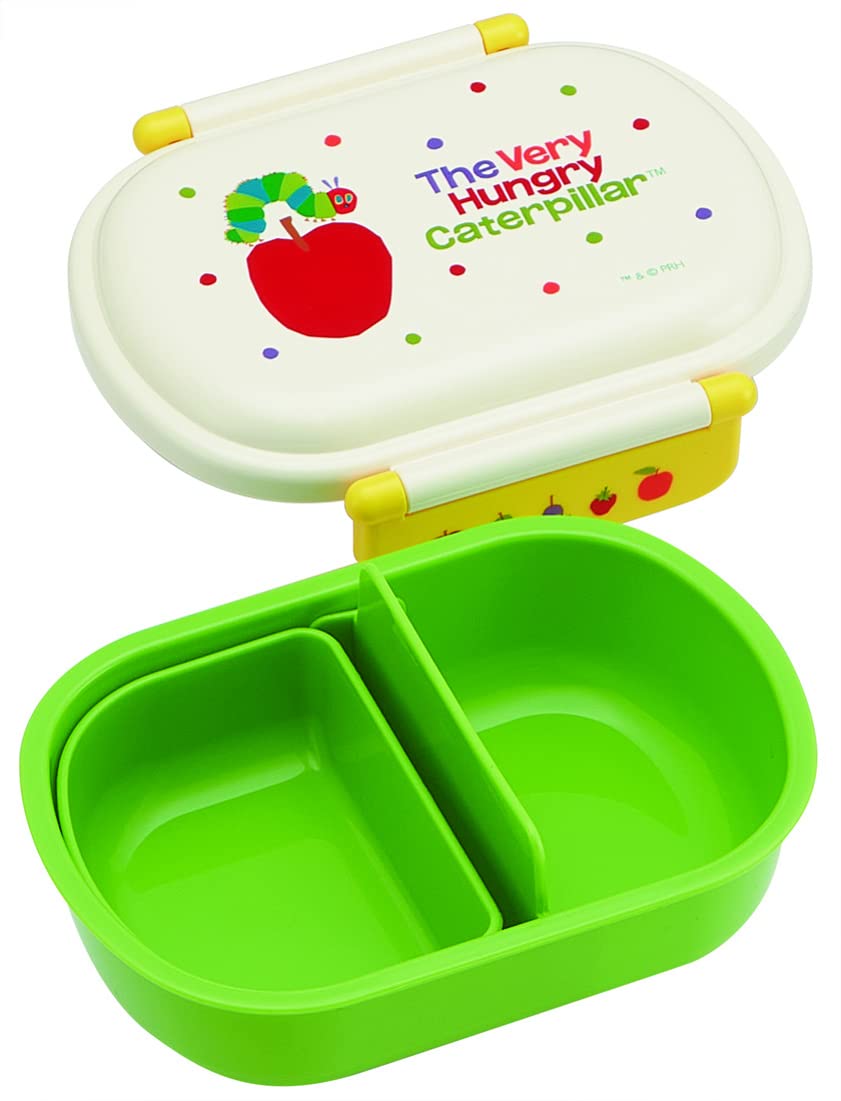 Skater Children's 360ml Antibacterial Lunch Box - Very Hungry Caterpillar Made in Japan- Japan Figure Store - #1 Bring To You The Best Japanese Goods
