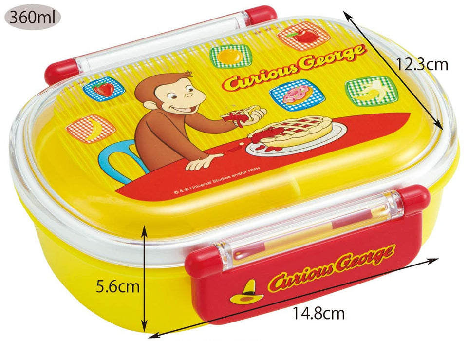 Skater Curious George Children's Lunch Box 360ml - Made in Japan Qaf2Ba- Japan Figure Store - #1 Bring To You The Best Japanese Goods