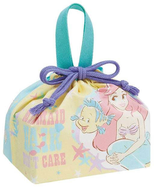 Skater Disney Ariel Kids Lunch Box with Drawstring Bag - Made in Japan- Japan Figure Store - #1 Bring To You The Best Japanese Goods