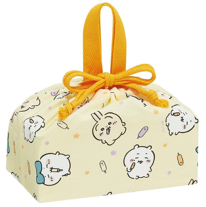 Skater Chiikawa Children's Lunch Box Drawstring Bag - Made in Japan KB7-A- Japan Figure Store - #1 Bring To You The Best Japanese Goods