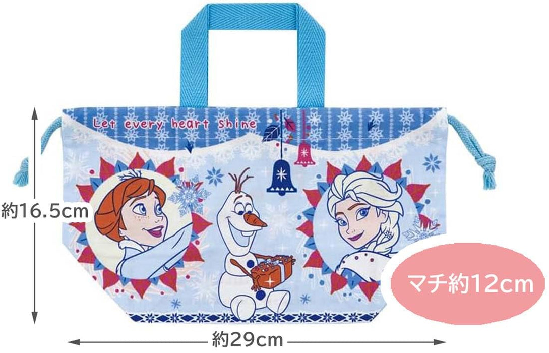 Skater Disney Frozen Children's Lunch Box with Drawstring Bag Made in Japan- Japan Figure Store - #1 Bring To You The Best Japanese Goods