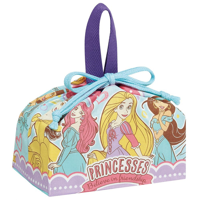 Skater Disney Princess Lunch Box Drawstring Bag for Kids Made in Japan- Japan Figure Store - #1 Bring To You The Best Japanese Goods