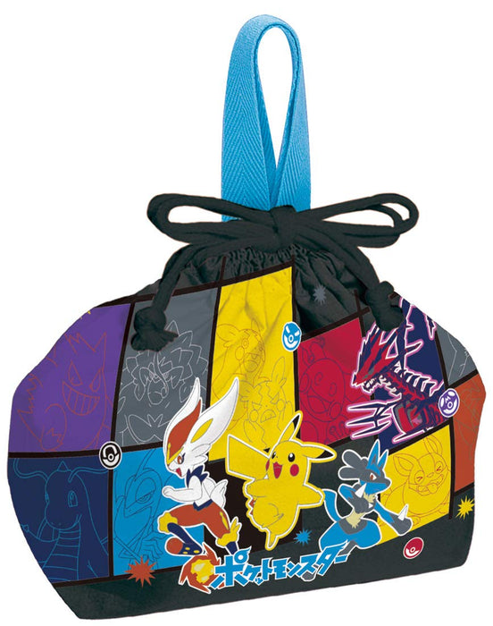 Skater Kids Pokemon Lunch Box and Drawstring Bag 21 Pocket Monsters Made in Japan- Japan Figure Store - #1 Bring To You The Best Japanese Goods
